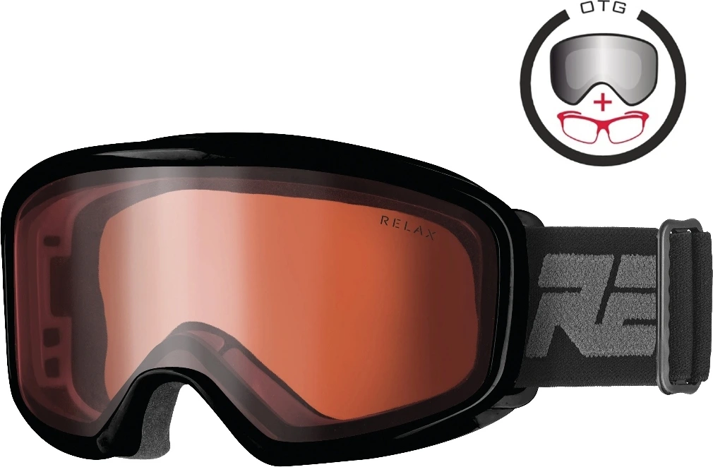 Dětské lyžařské brýle RELAX Arch bílé Velikost: DĚTSKÁ