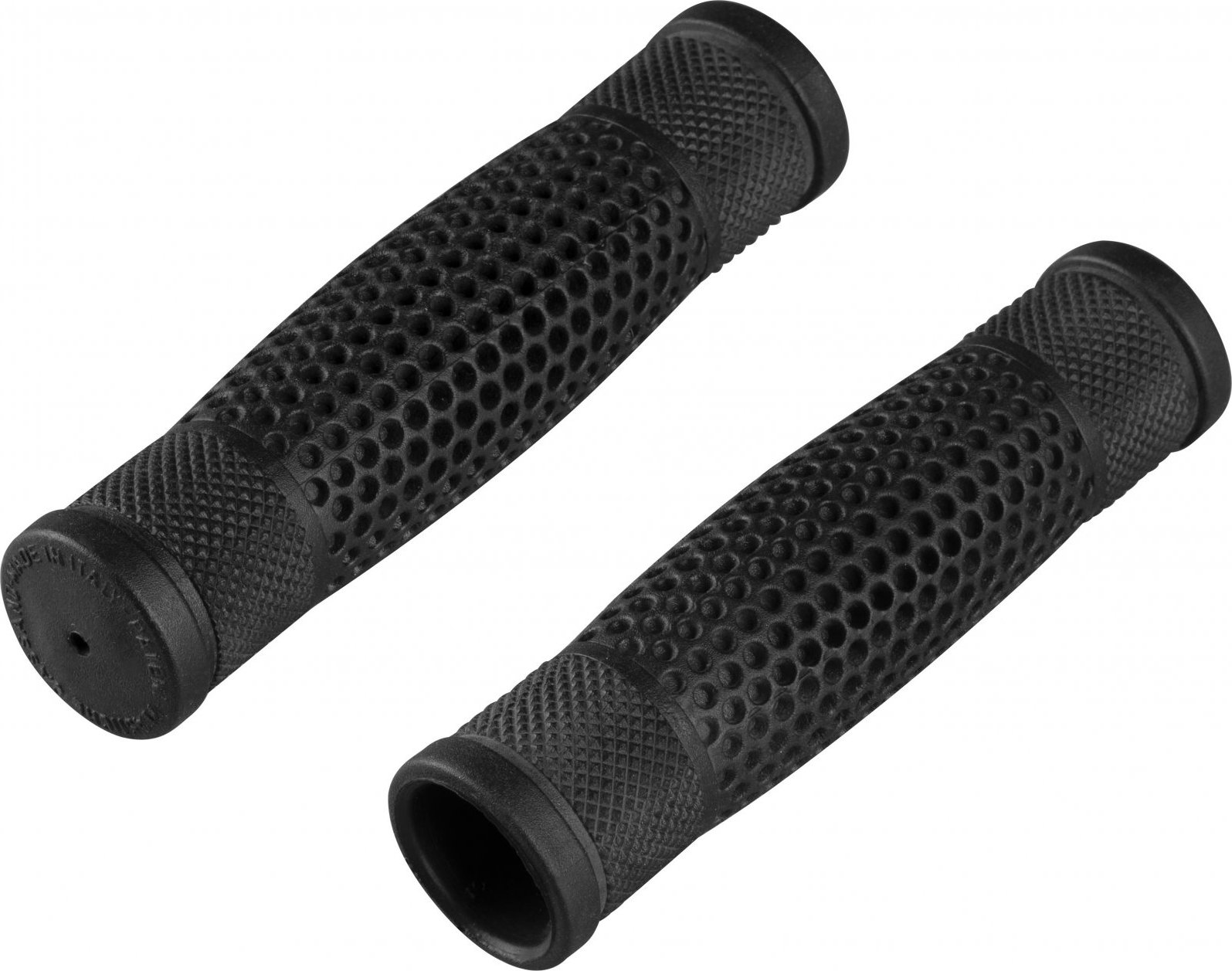 PRO GRIP madla gumová oblá dírkovaná, černá, OEM