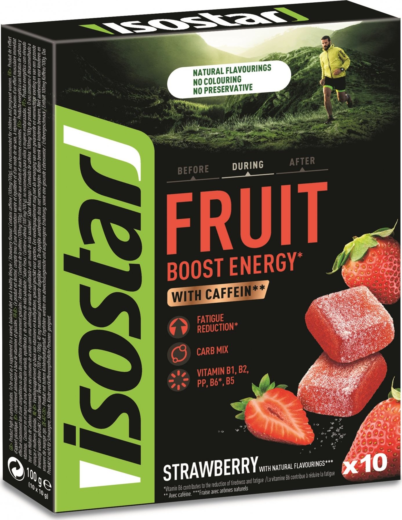 Isostar High Energy želé 10x10g - jahoda