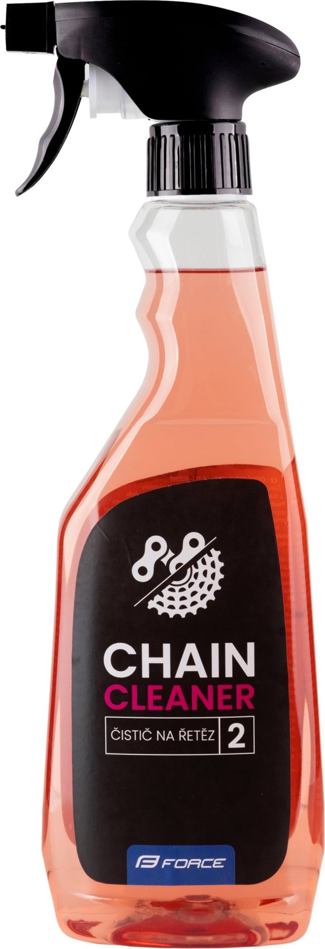 FORCE čistič F STRONG na řetězy rozpraš. 0,75 l - růžový