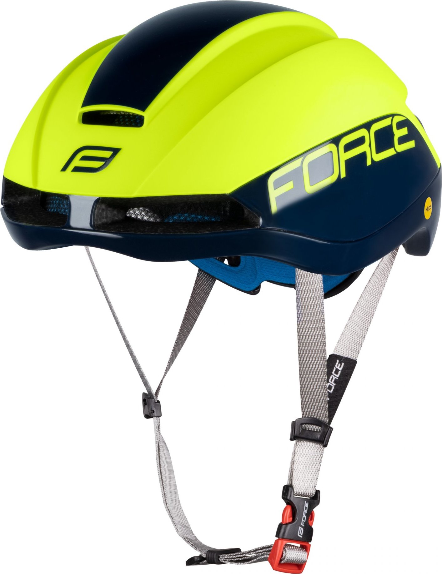 přilba FORCE ORCA MIPS,fluo-modrá Velikost: MIPS,fluo-modrá S-M