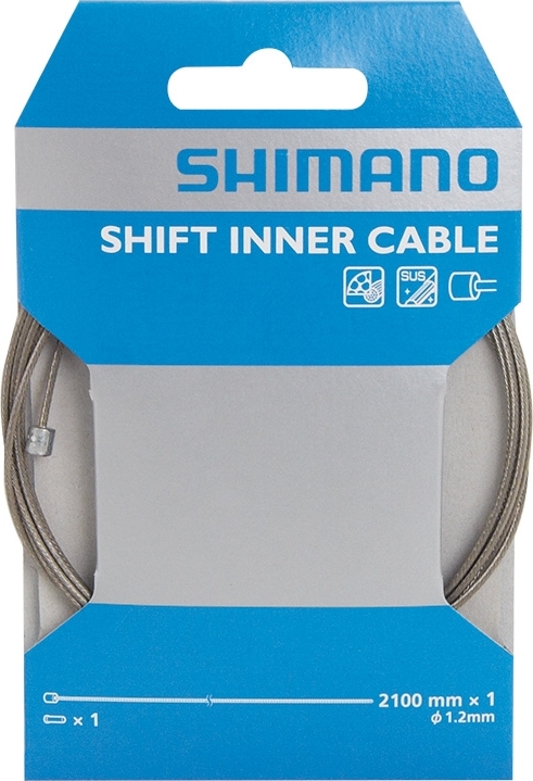 SHIMANO lanko řadicí SH NEREZ 2,1 m x 1,2 mm