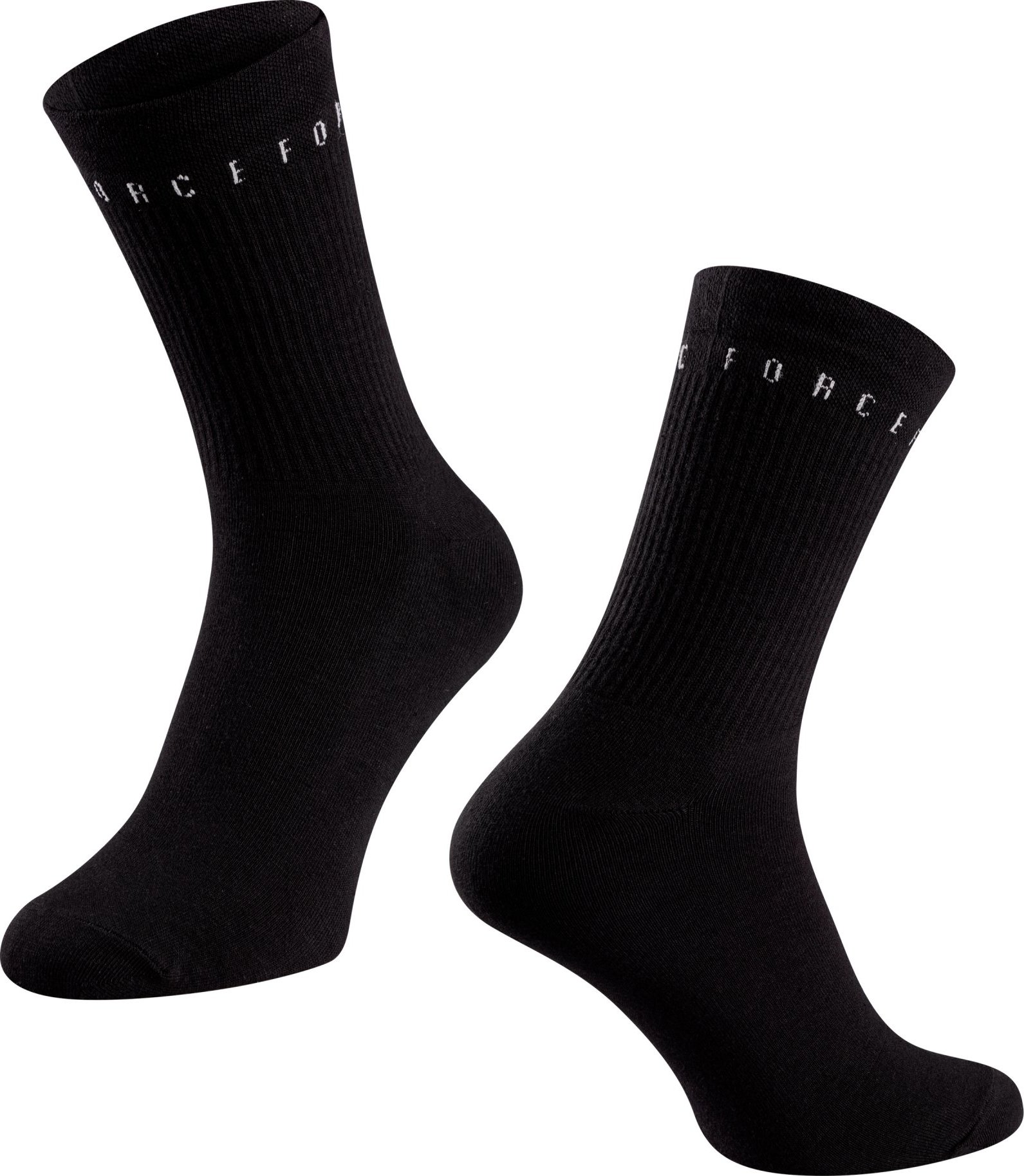 ponožky FORCE SNAP, černé Velikost: L-XL/42-46