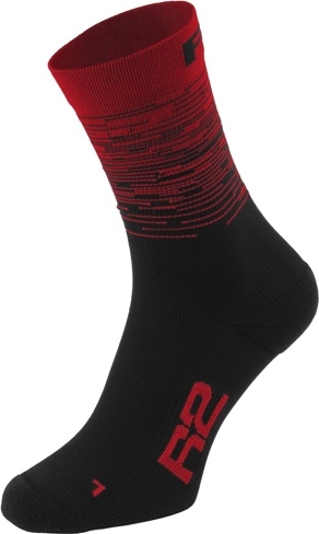 Cyklistické ponožky R2 Race červené Velikost: M