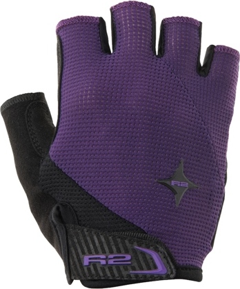 Cyklistické rukavice R2 Ribbon fialové Velikost: XS