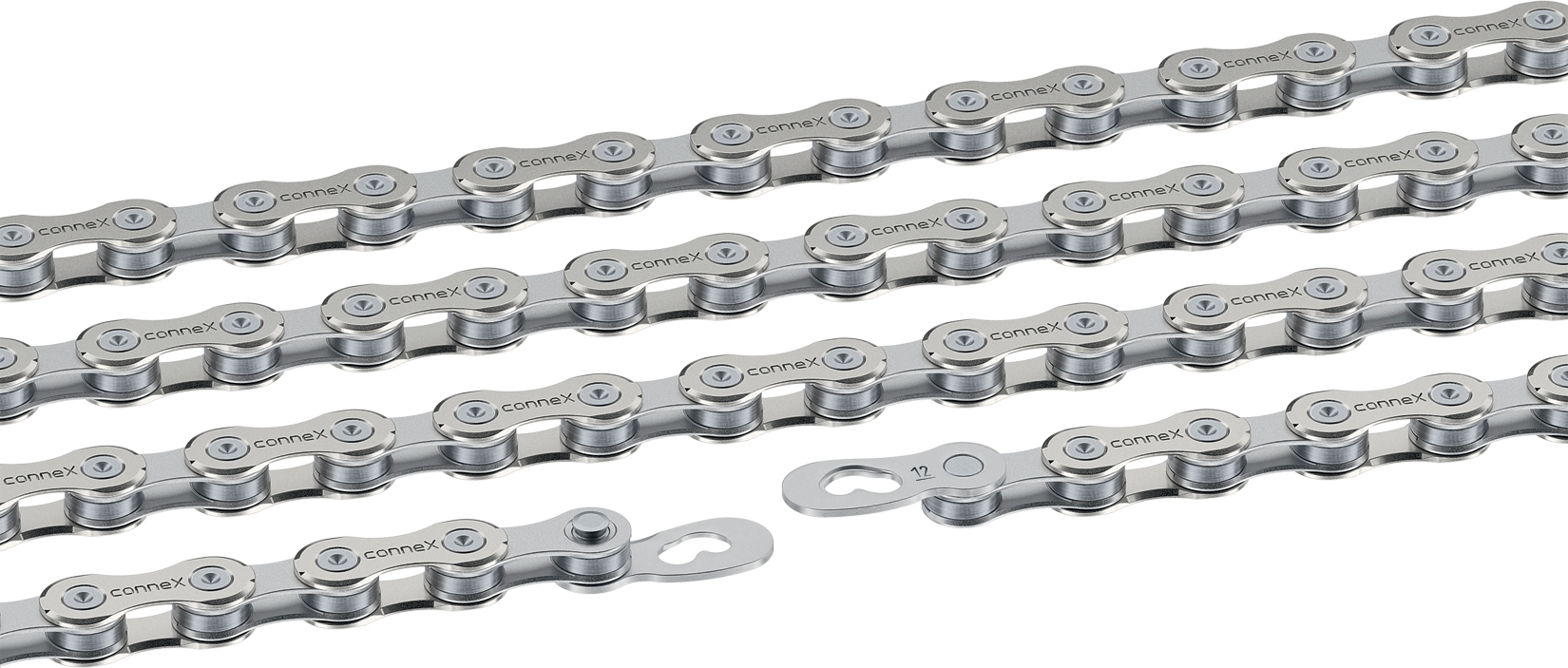 řetěz CONNEX 12sE pro E-BIKE 12-kolo, stříbrný