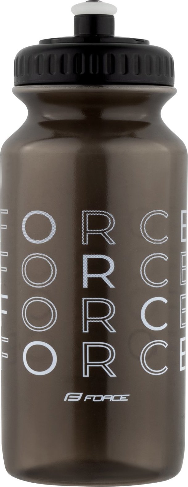 láhev FORCE ENJOY 0,5 l, transparentní černá-bílá