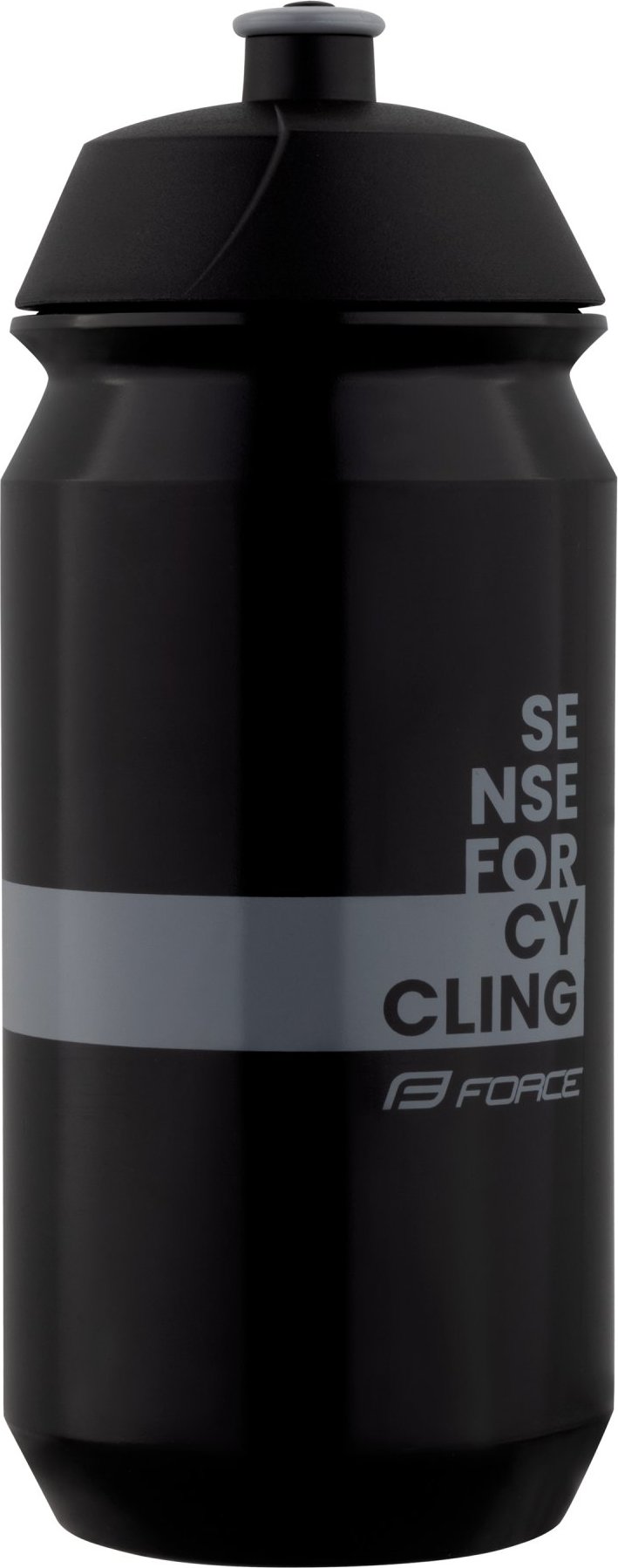 láhev FORCE FINE 0,5 l, černo-šedá