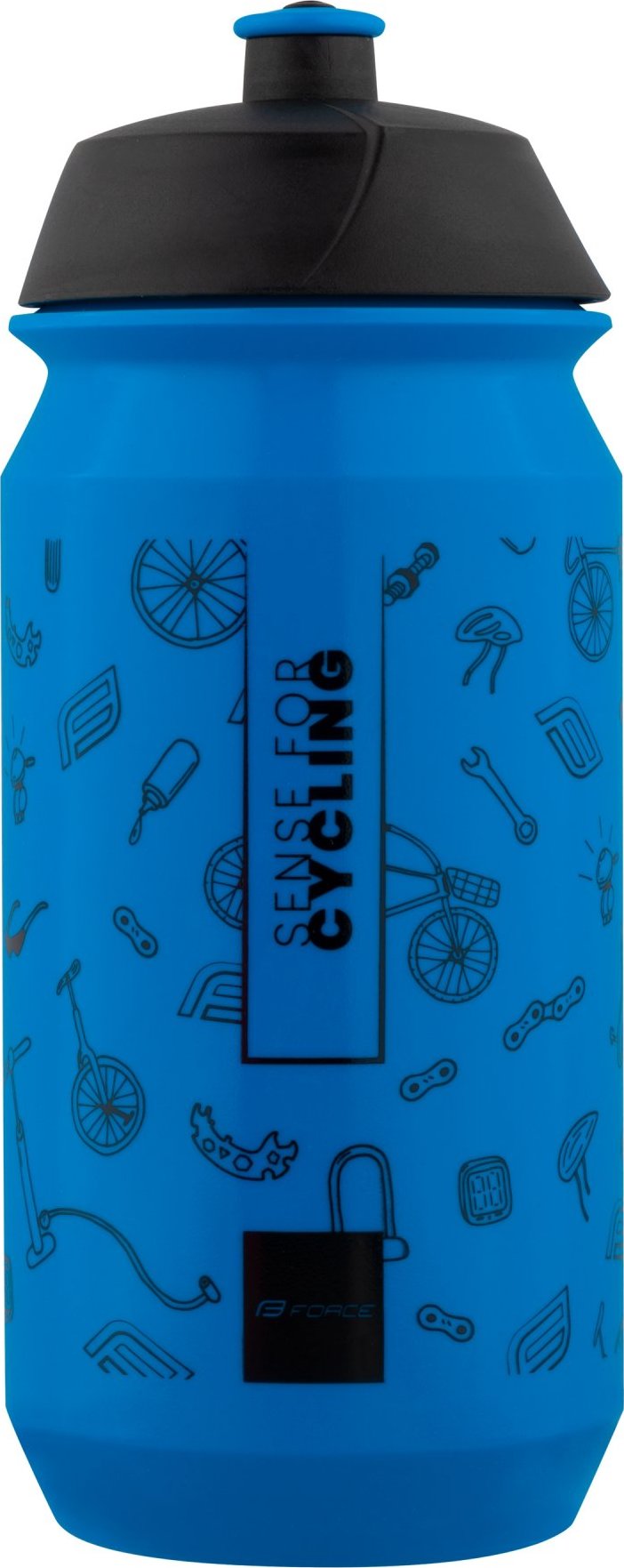 láhev FORCE PLAY 0,5 l, modro-černá
