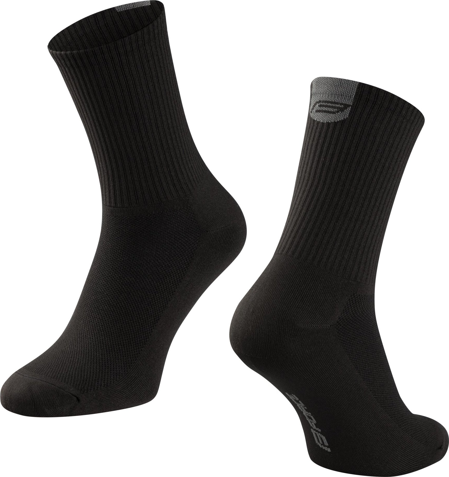 ponožky FORCE LONGER, černé Velikost: S-M/36-41