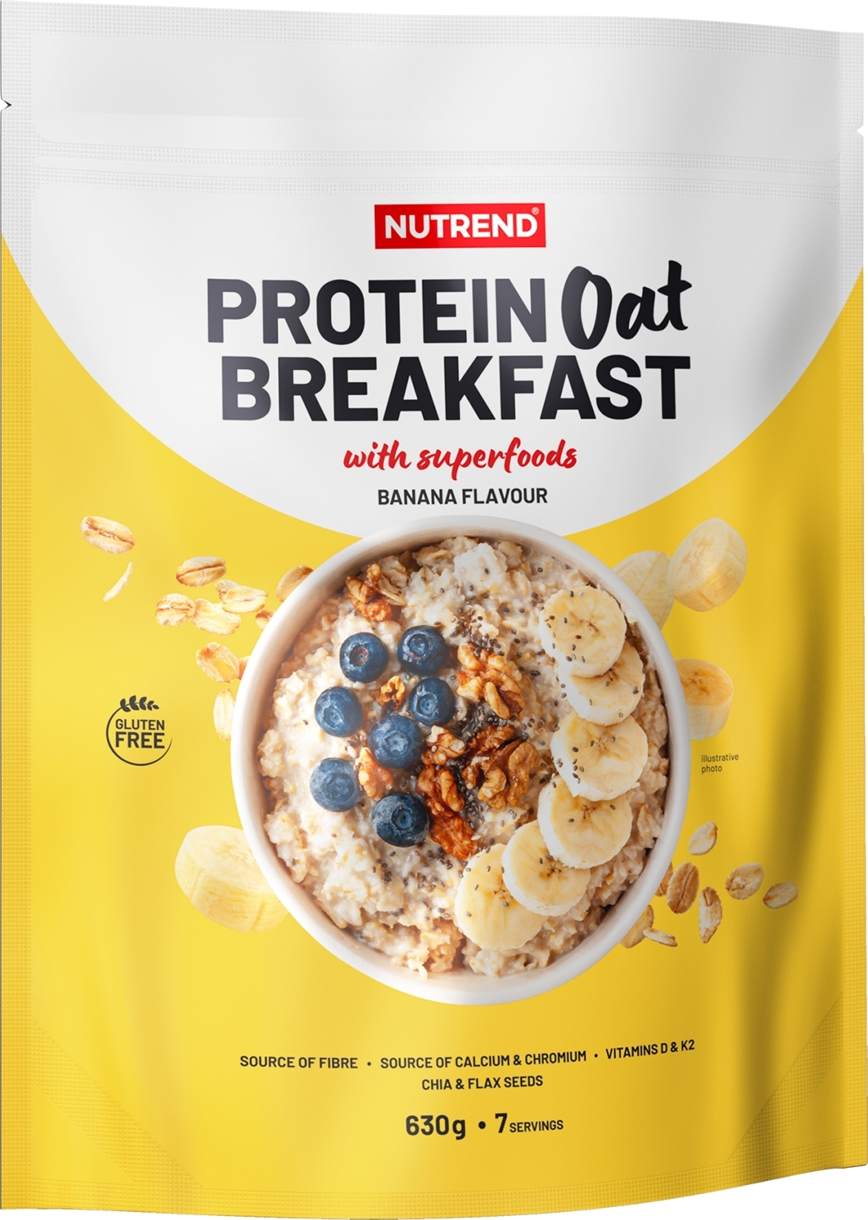 Nutrend Protein Oat Breakfast 630 g - banán