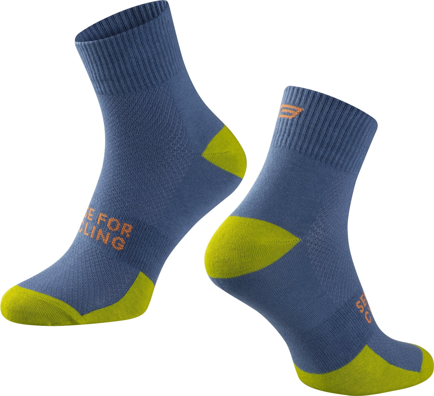 ponožky FORCE EDGE, modro-zelené Velikost: L-XL/42-46