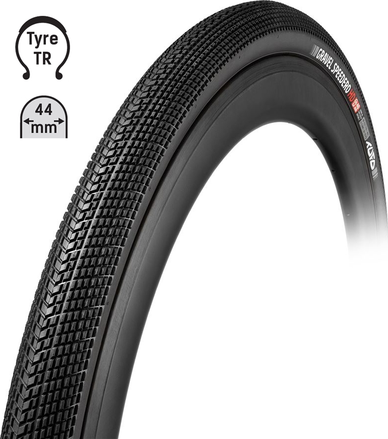 plášť TUFO Gravel SPEEDERO HD 700x44C, bezduš. črn