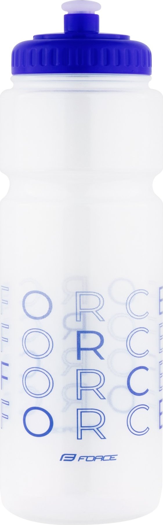 láhev FORCE ENJOY 0,75 l, transparentní-modrá