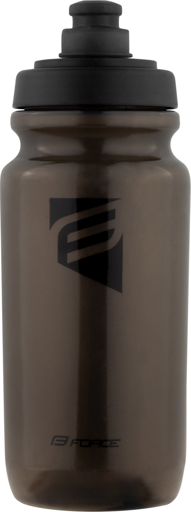 láhev FORCE SLASH 0,55 l, transp. černá-černá