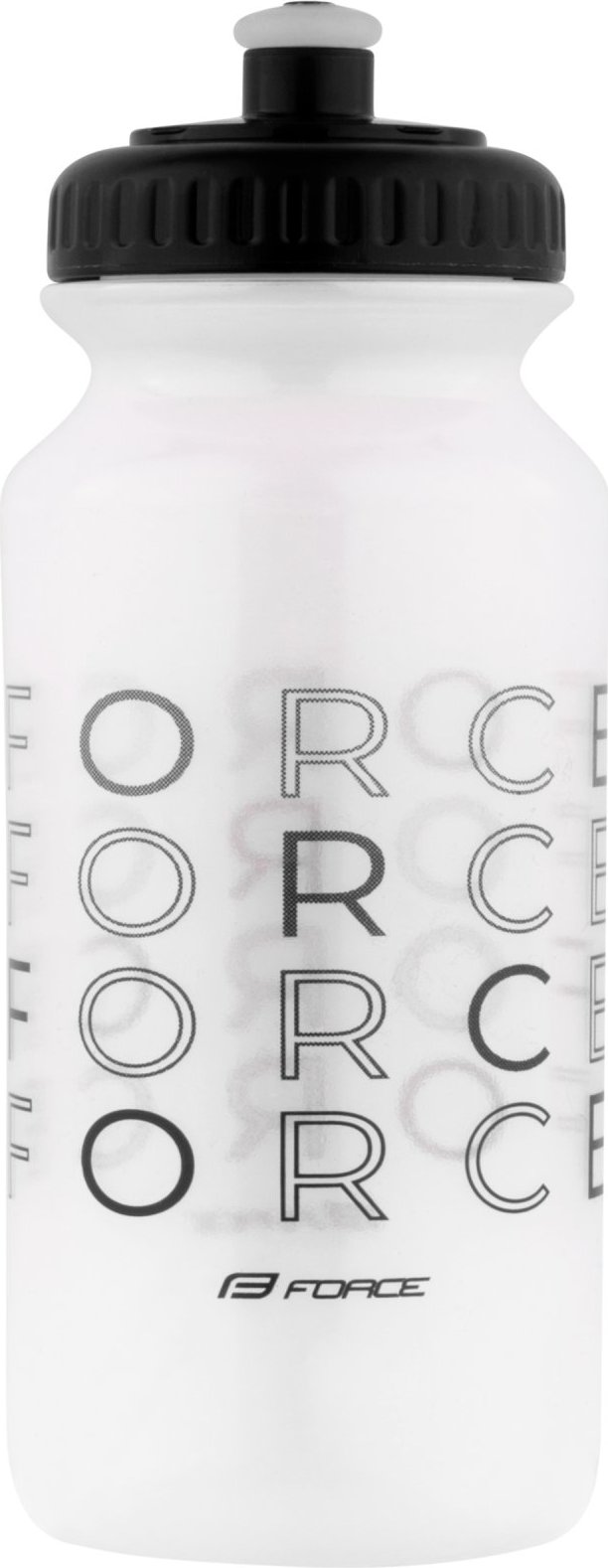 láhev FORCE ENJOY 0,5 l, transparentní-černá