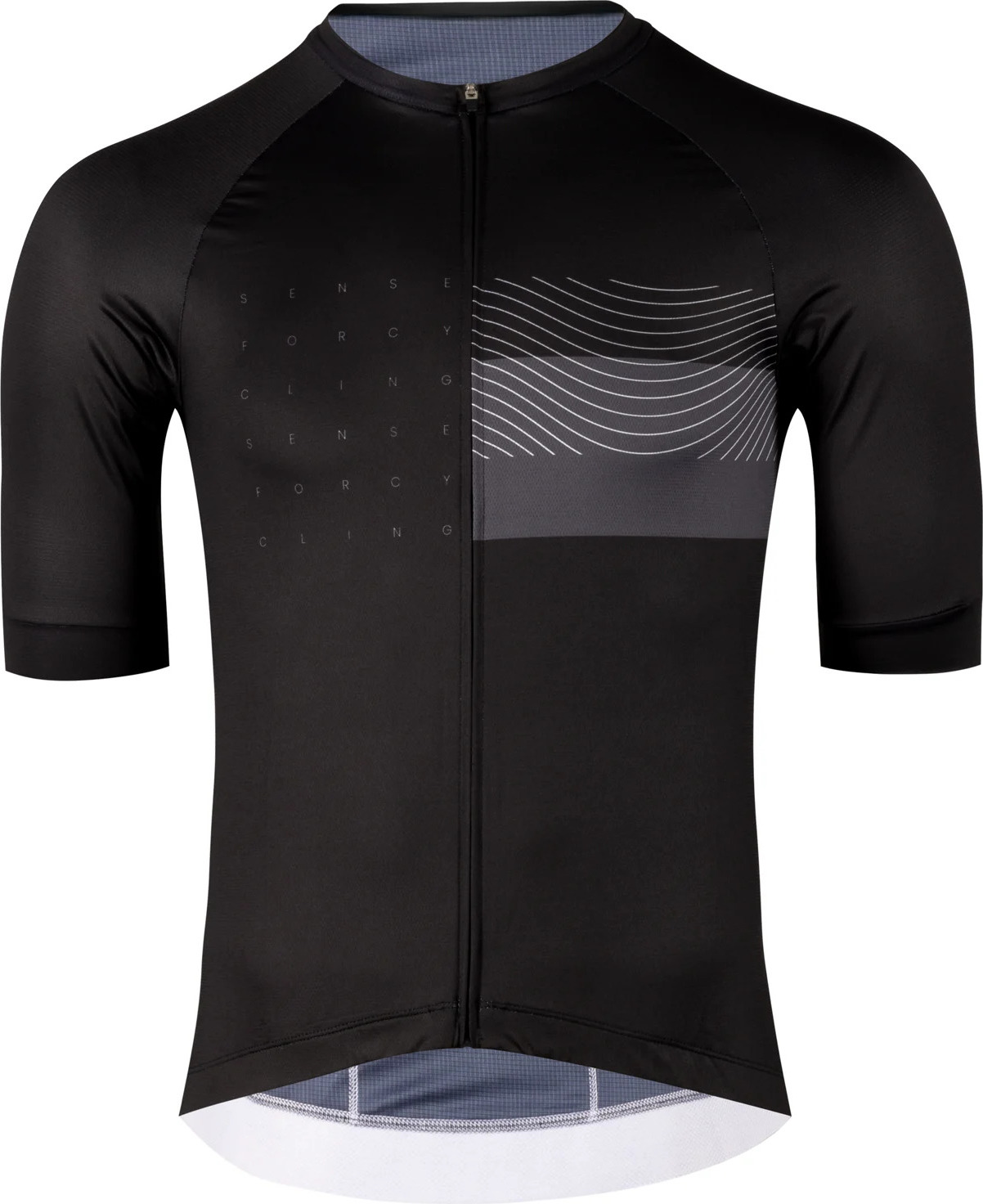 dres FORCE SWAY kr. rukáv, černý Velikost: L