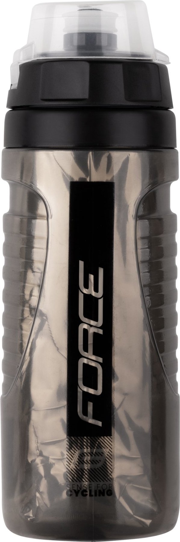 láhev FORCE WARM 0,5 l termoláhev, transp. černá