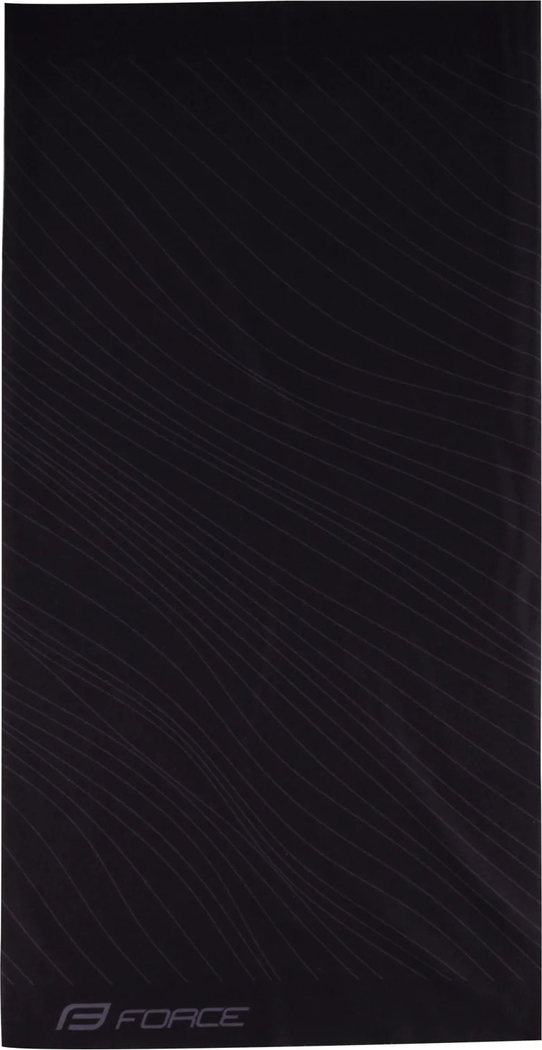 šátek FORCE LAYER léto, černý UNI