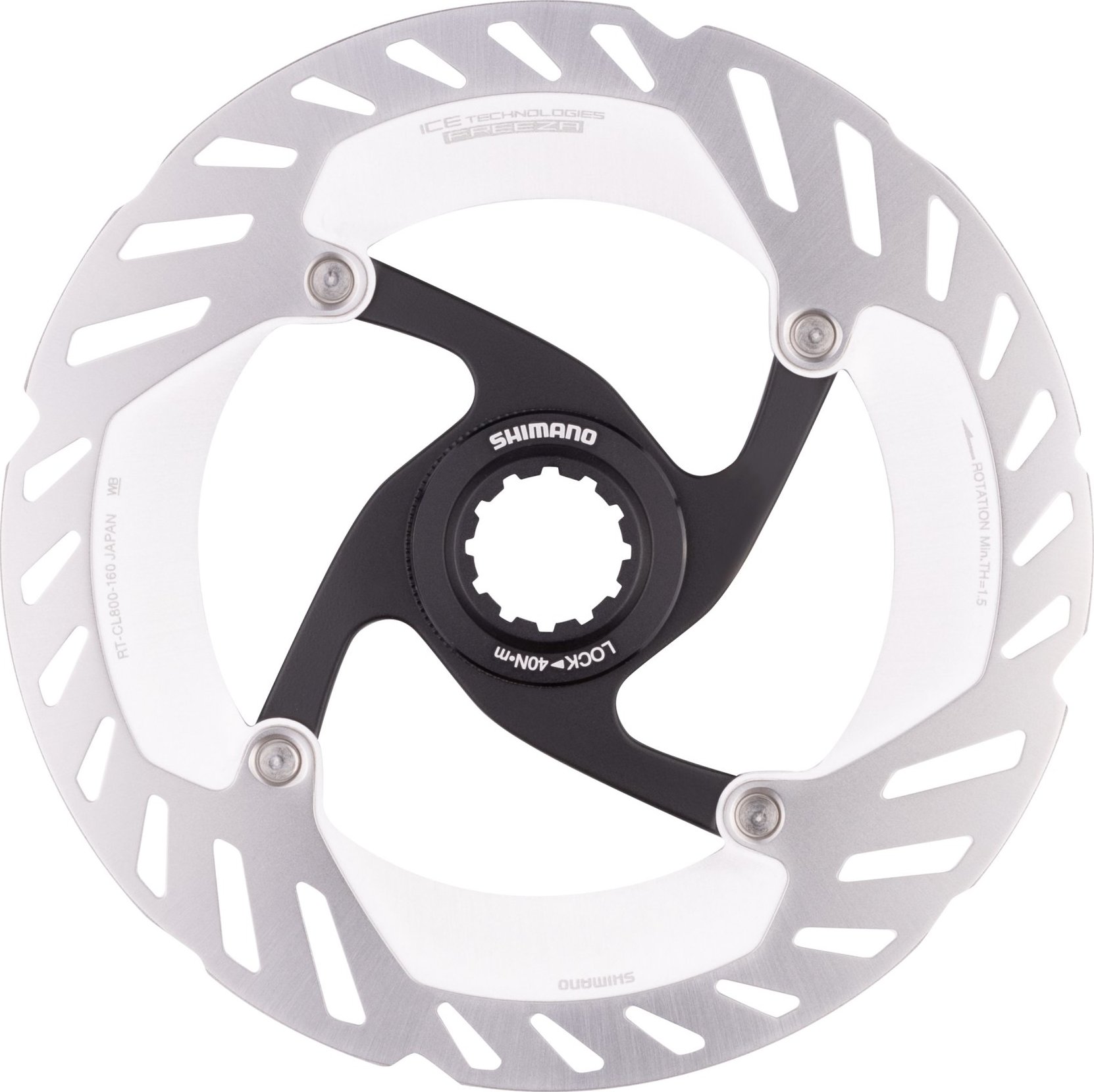 SHIMANO kotouč brzdový SH RTCL800 CENTER LOCK 160 mm