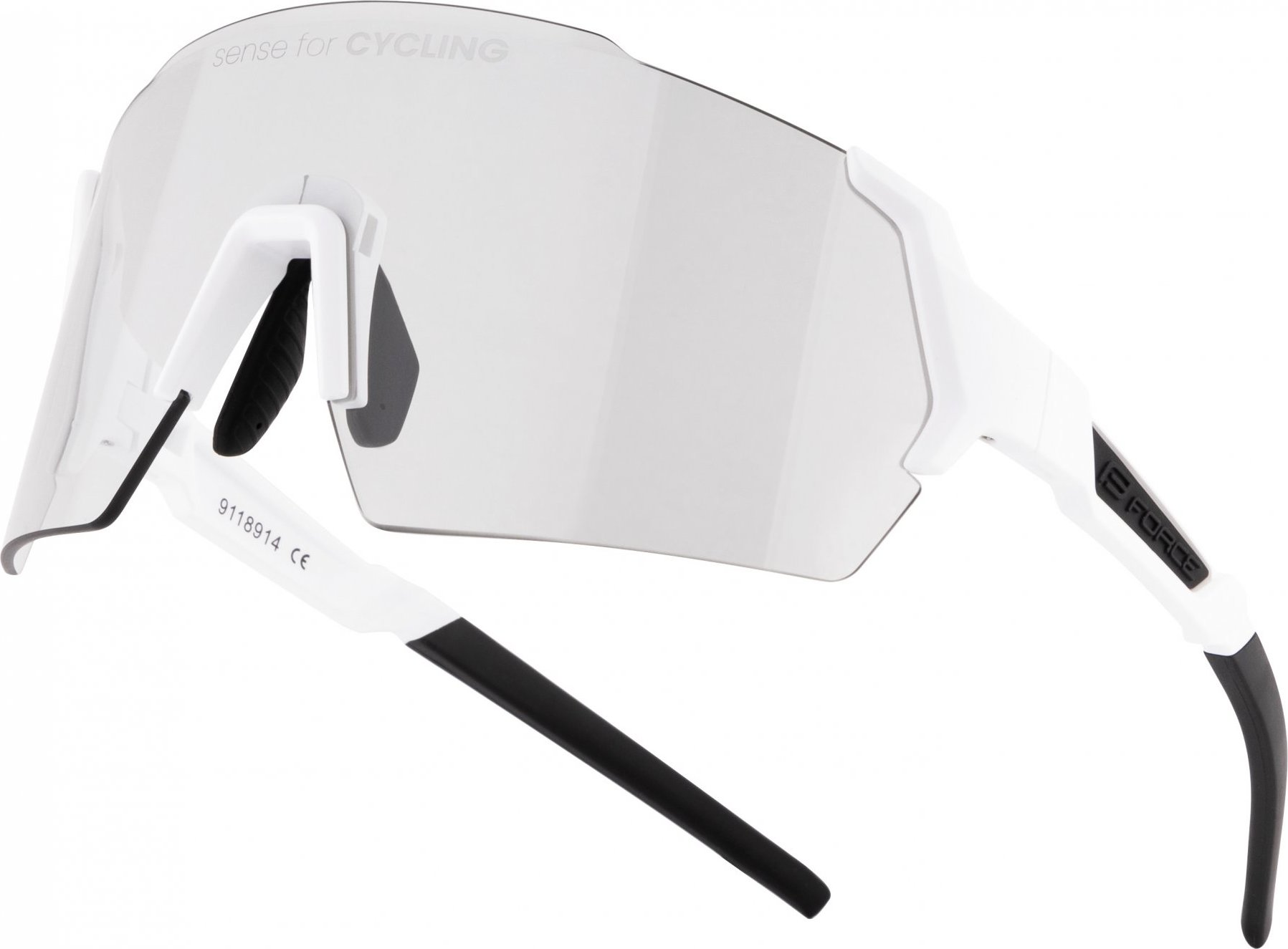 brýle FORCE ELECTRA bílé, fotochromatické sklo