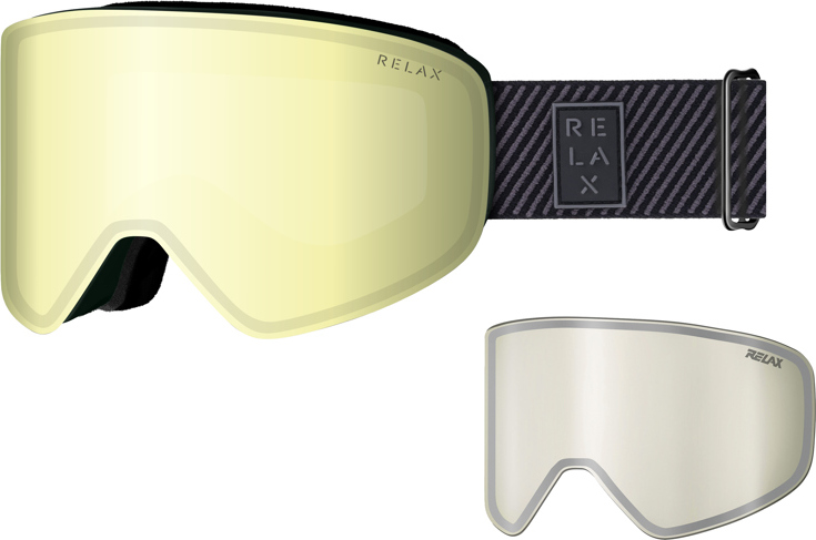 Unisex lyžařské brýle RELAX černé