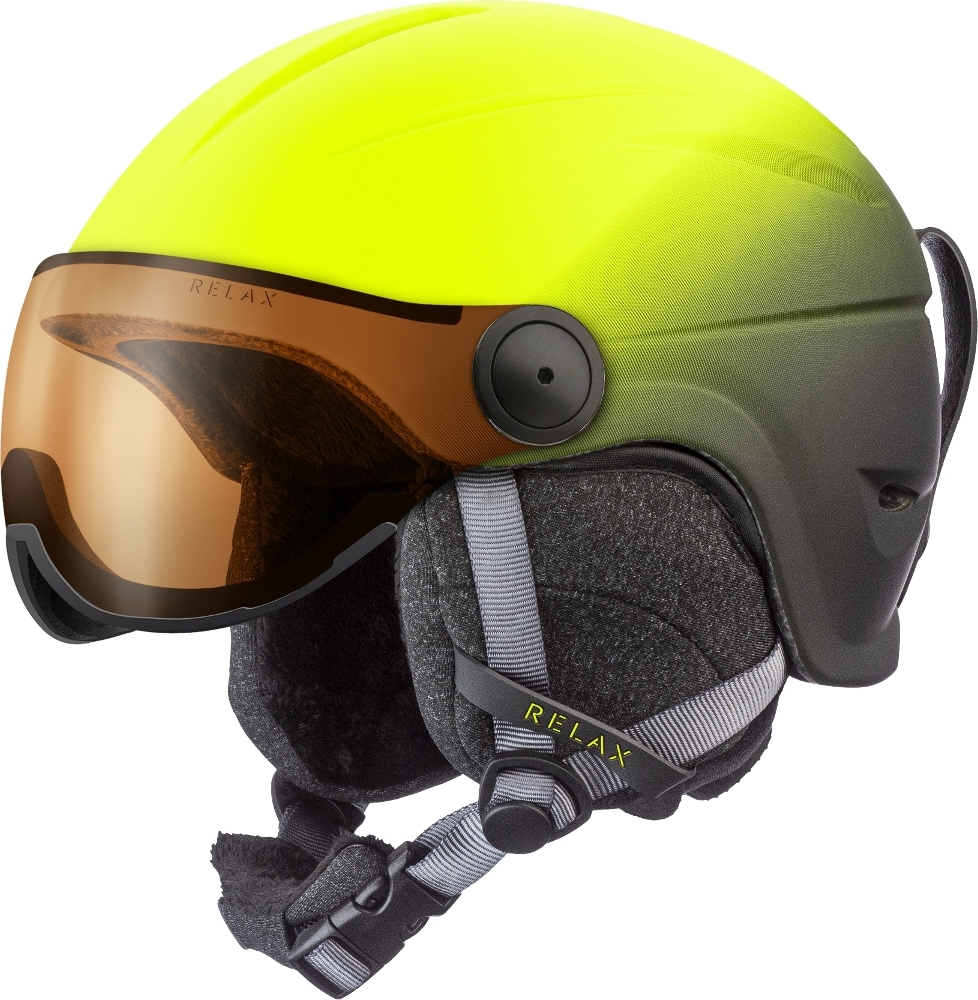 Dětská lyžařská helma RELAX Twister zelená Velikost: S