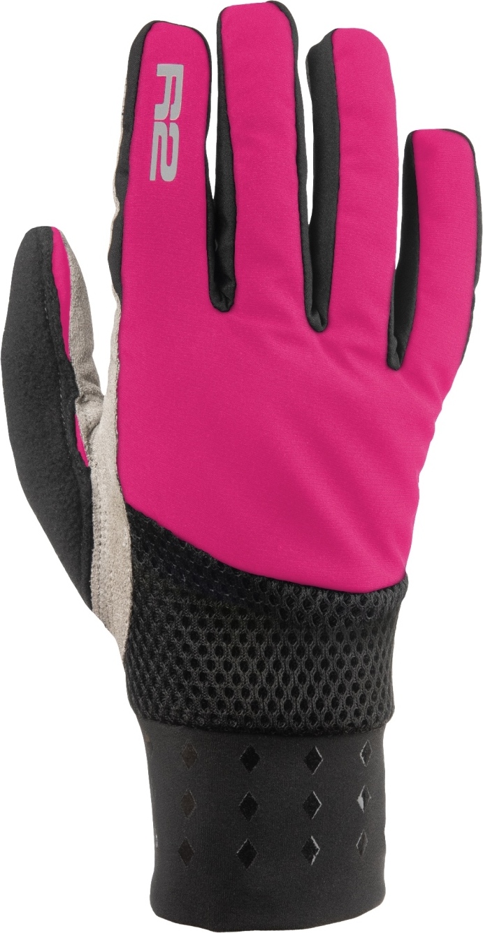 Zateplené rukavice R2 Bond růžové Velikost: S