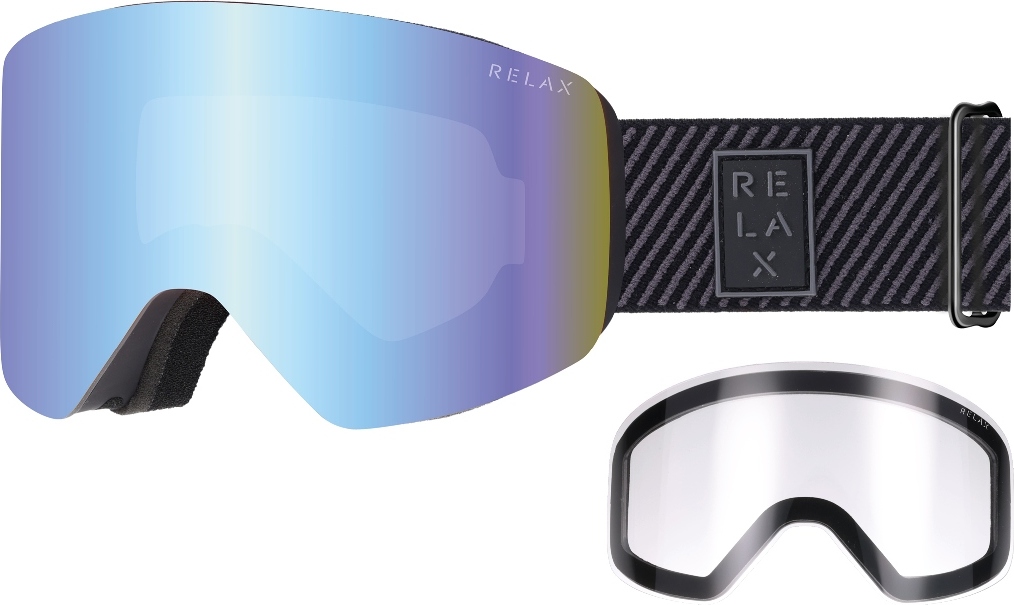 Unisex lyžařské brýle RELAX Flow modré