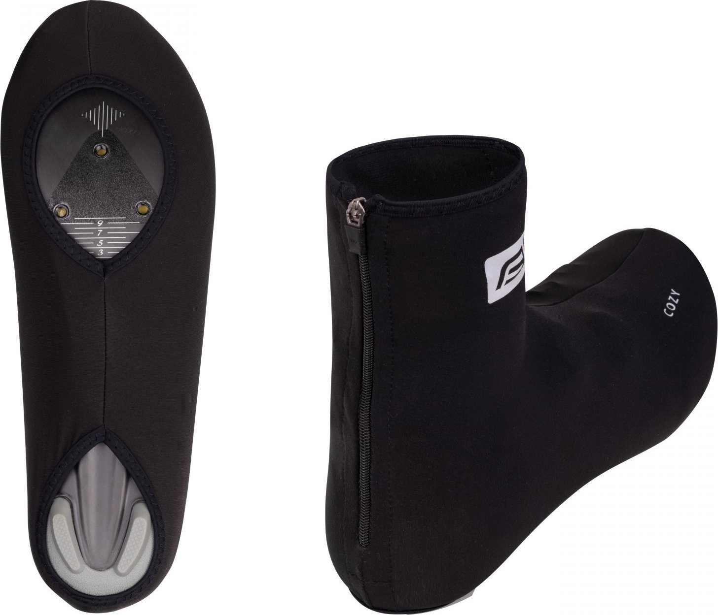 návleky treter FORCE COZY TERMO ROAD, černé Velikost: L-XL