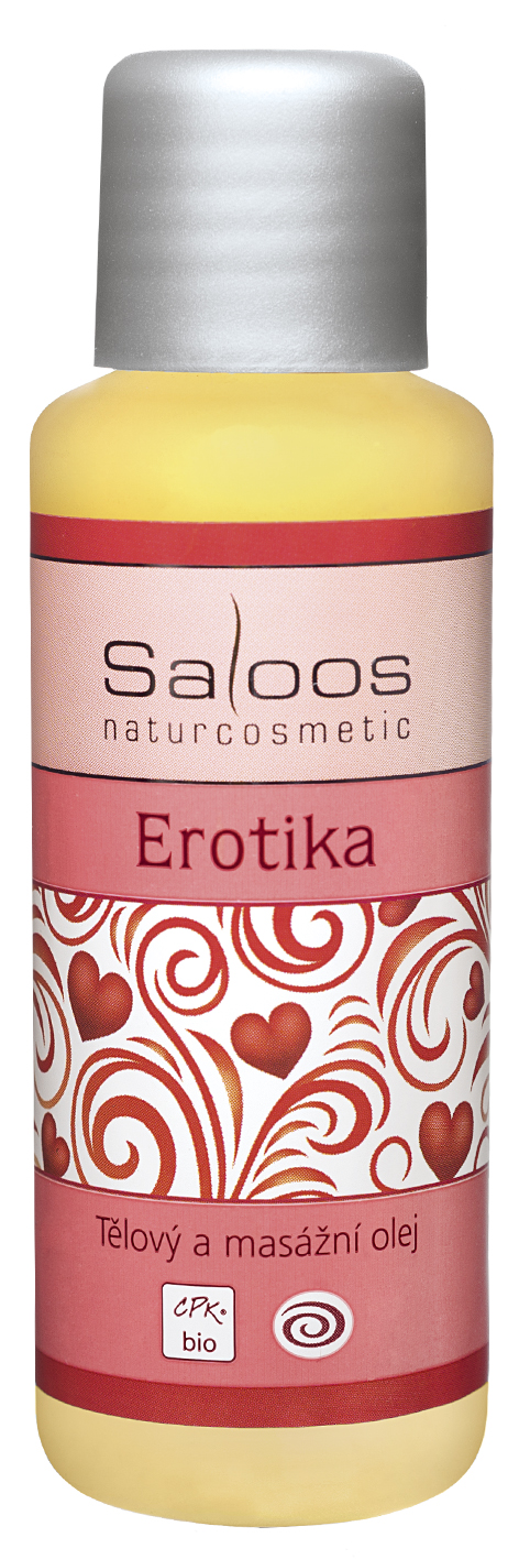 Saloos Erotika - Bio tělový a masážní olej 250 ml - spotřebujte nejlépe do 06/2025 Objem: 250 ml