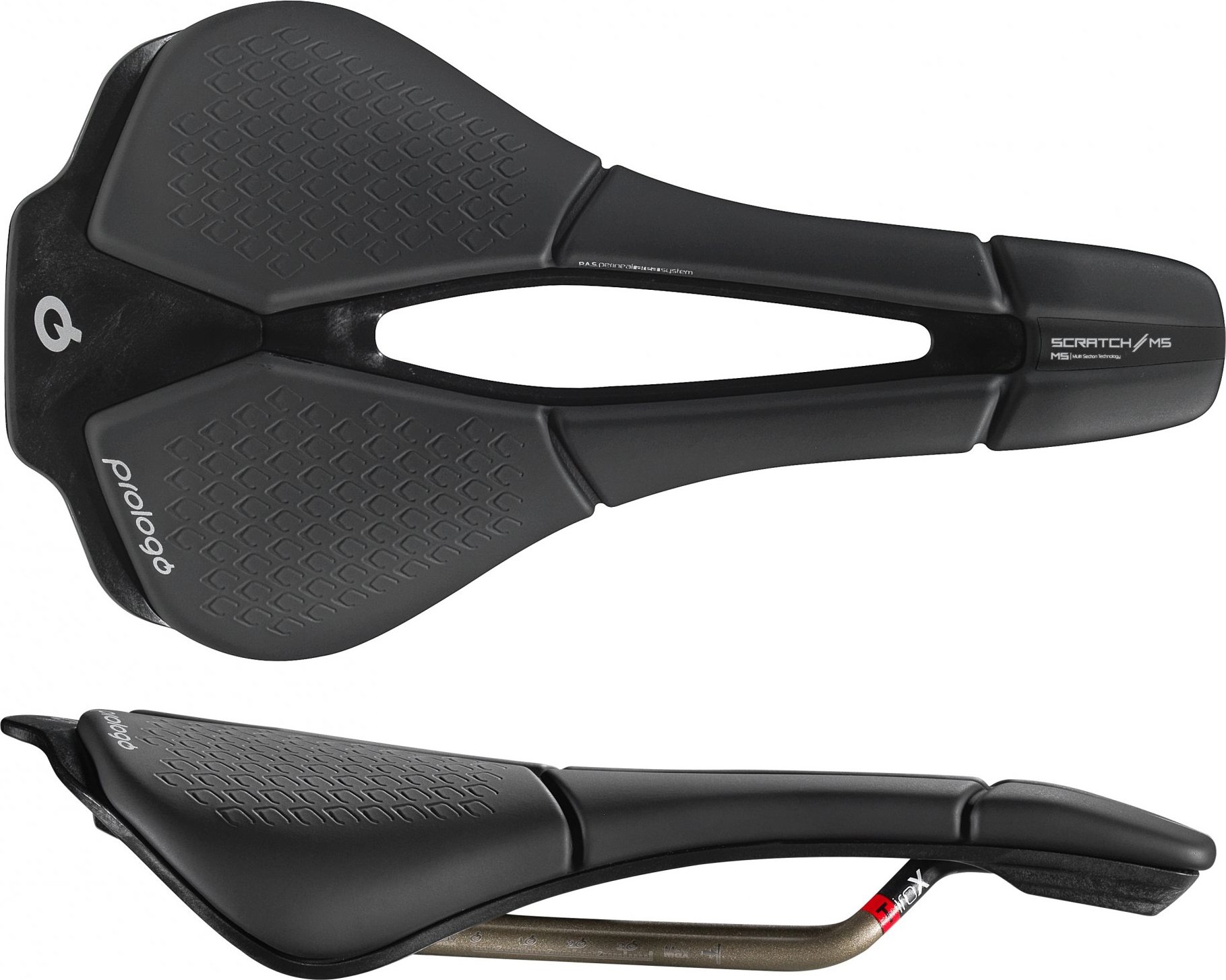 sedlo PROLOGO SCRATCH M5 TiROX PAS 140  černé