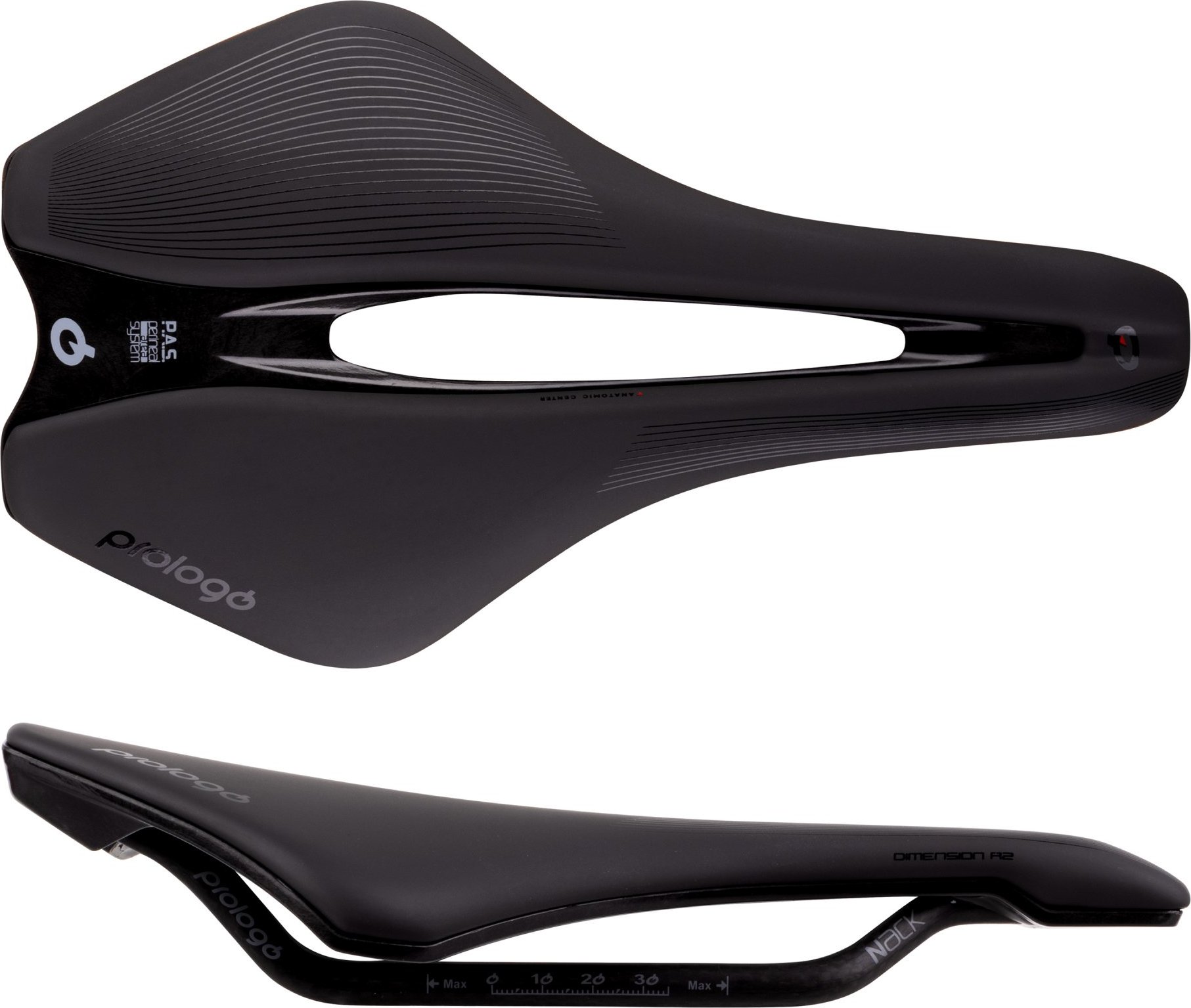 sedlo PROLOGO DIMENSION R2 NACK 143, černé