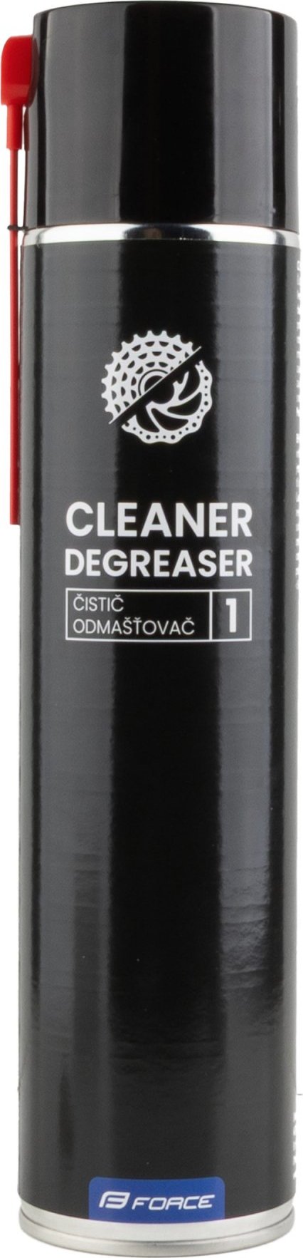 Čistič - odmašťovadlo FORCE na brzdy - sprej 600ml Objem: 600 ml