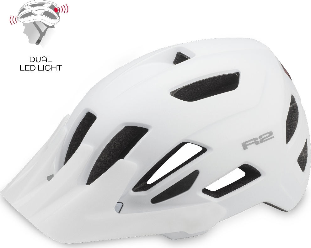 Unisex cyklistická helma R2 Moonlight bílá Velikost: L