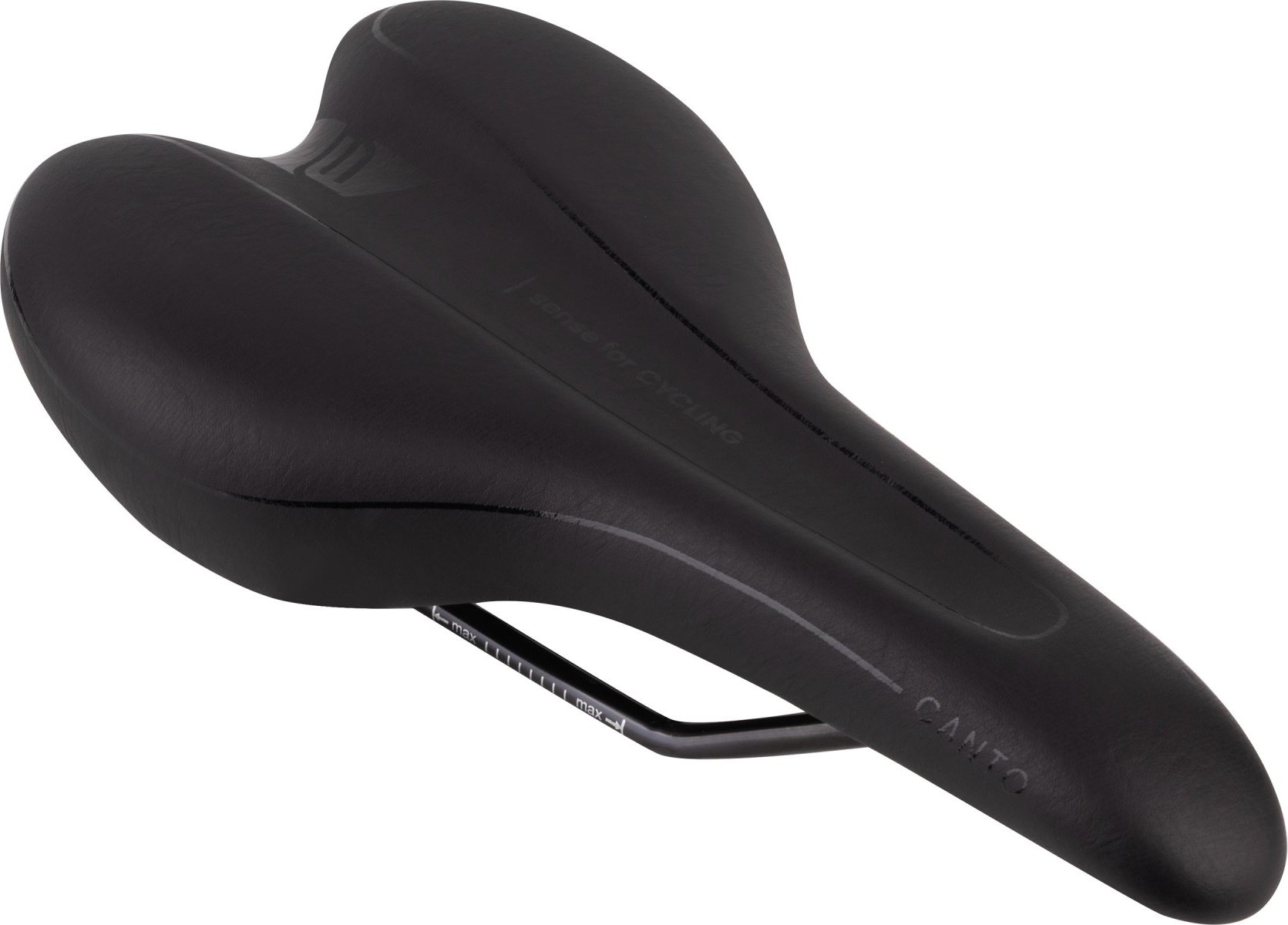 sedlo FORCE CANTO UNI sportovní, černé