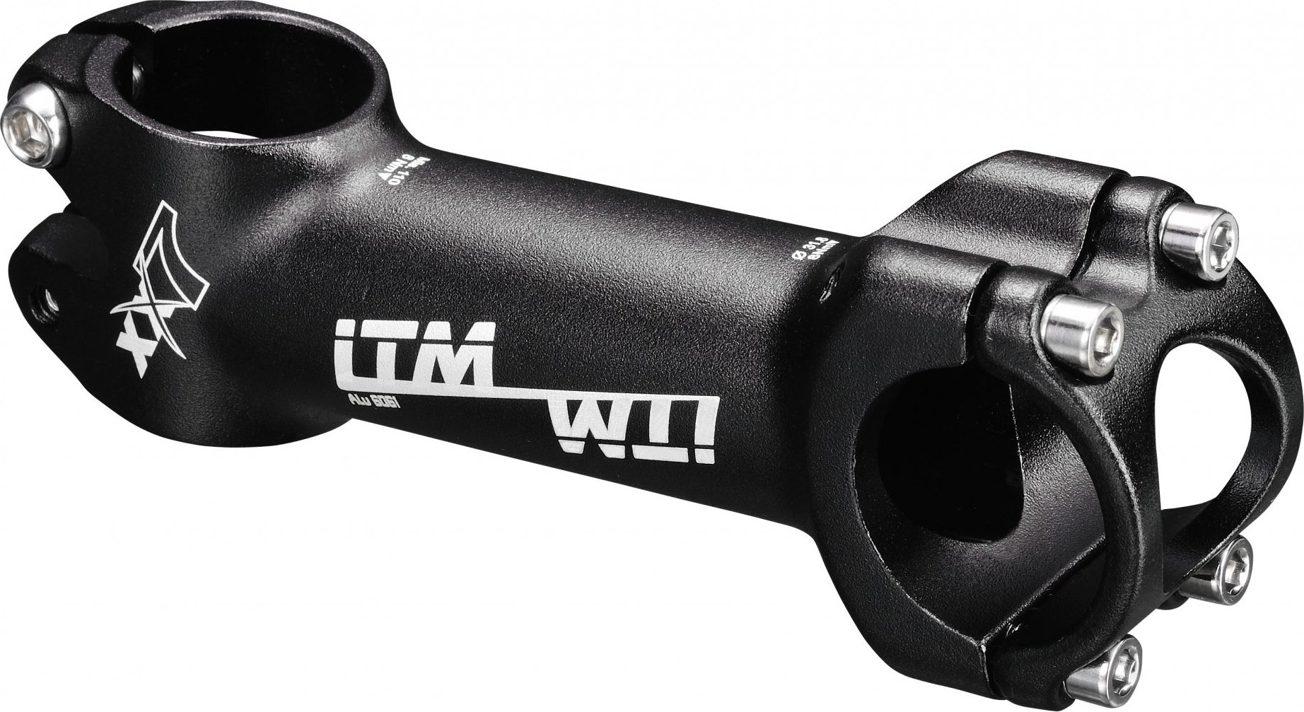 představec ITM XX7 31,8/60mm/10° hliníkový, černý