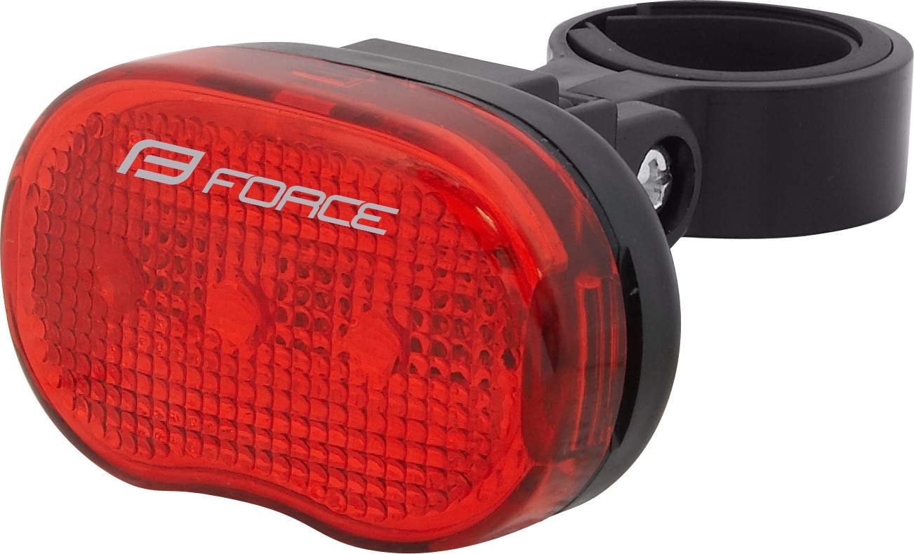 blikačka zadní FORCE TRI  3LM 3 LED+ baterie