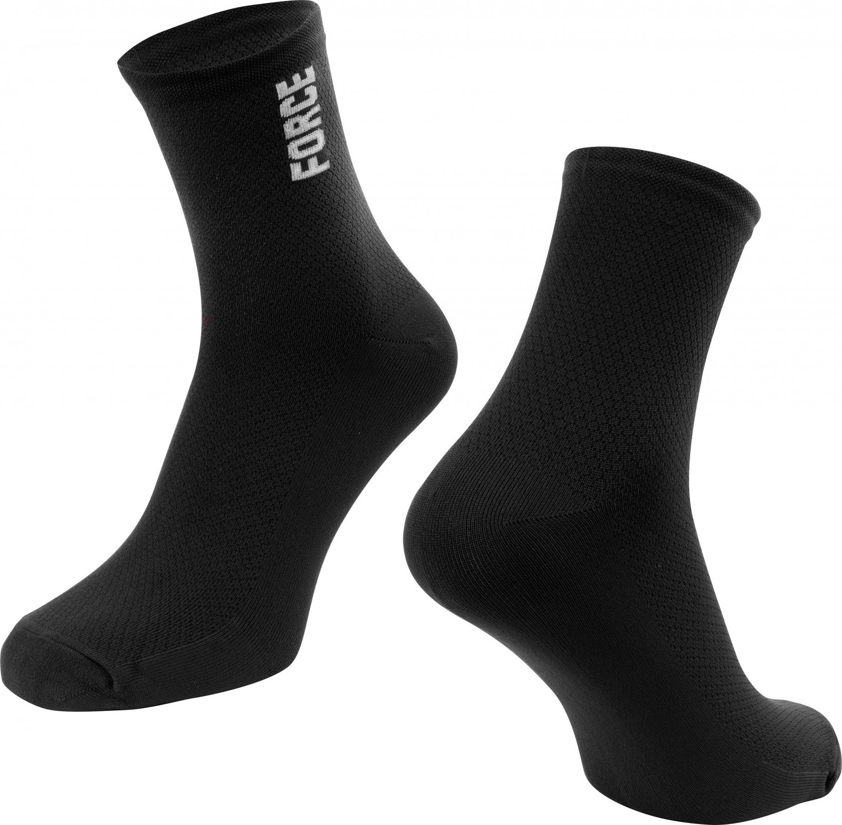 ponožky FORCE COLOUR krátké, černé Velikost: L-XL/42-46