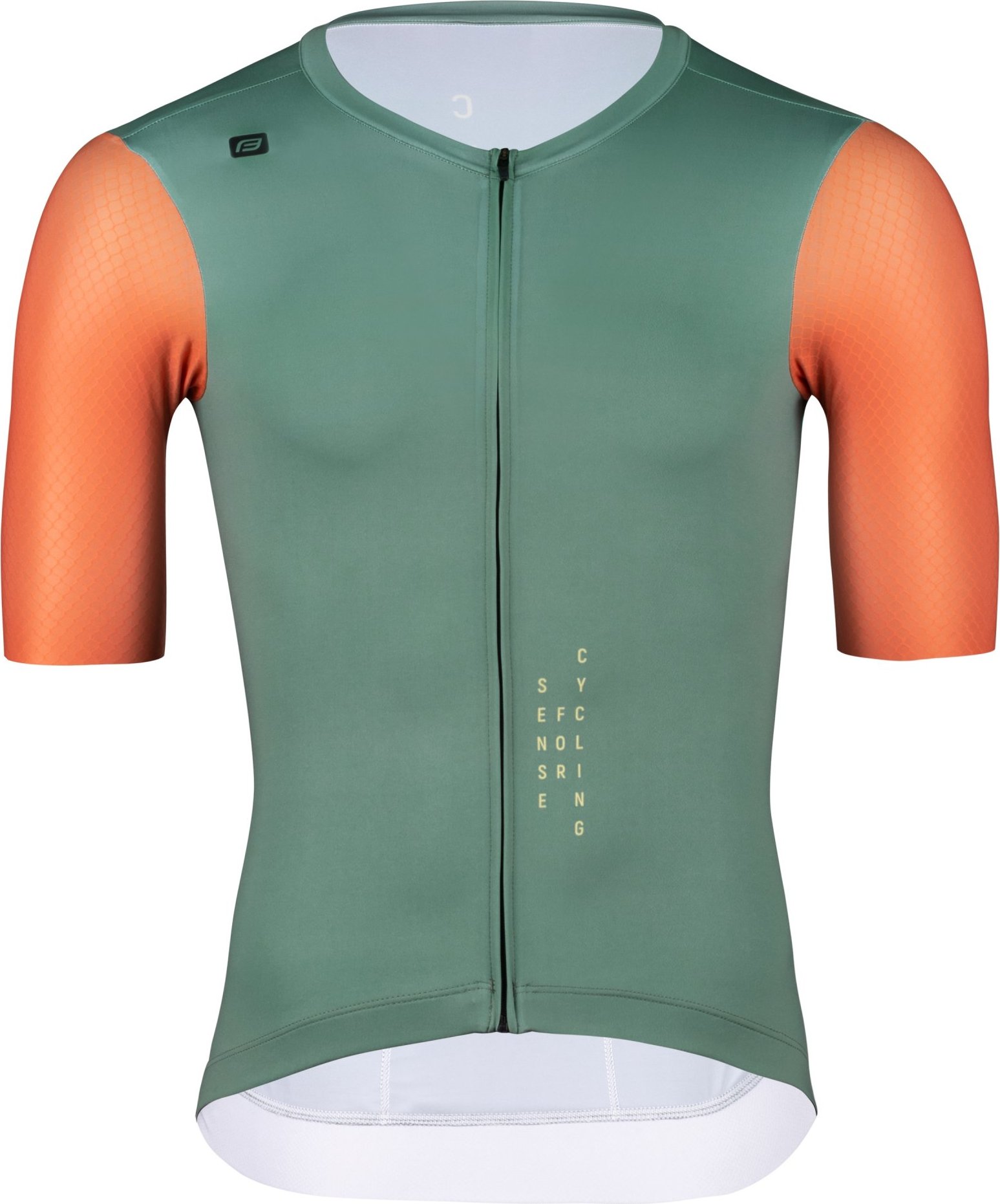 dres FORCE LIMIT kr. rukáv, zeleno-oranžový Velikost: M