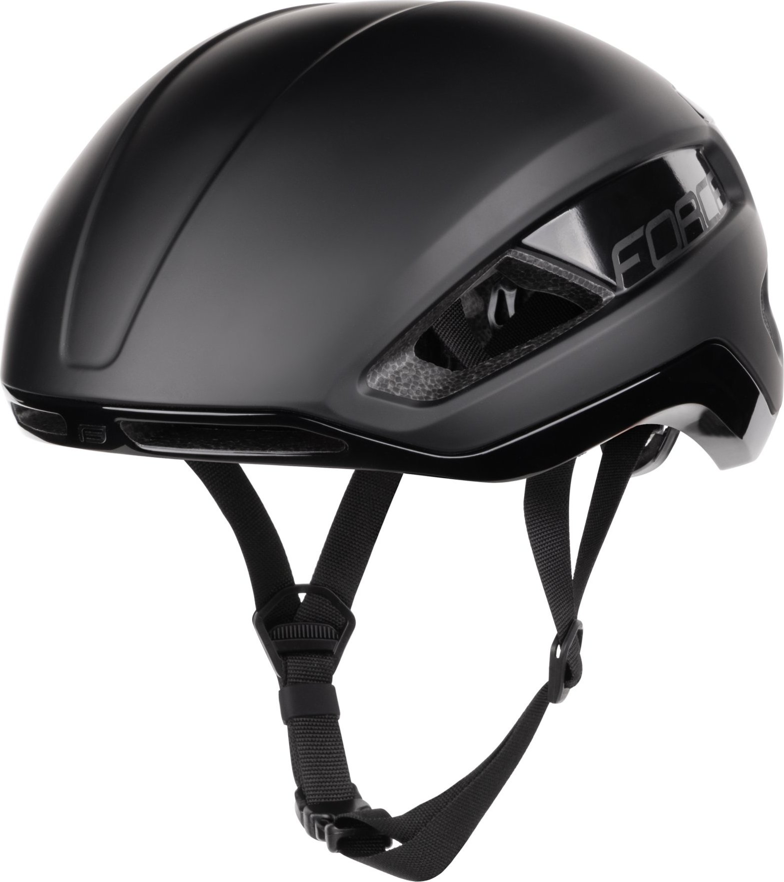 přilba FORCE ALVARO AERO, černá Velikost: S-M