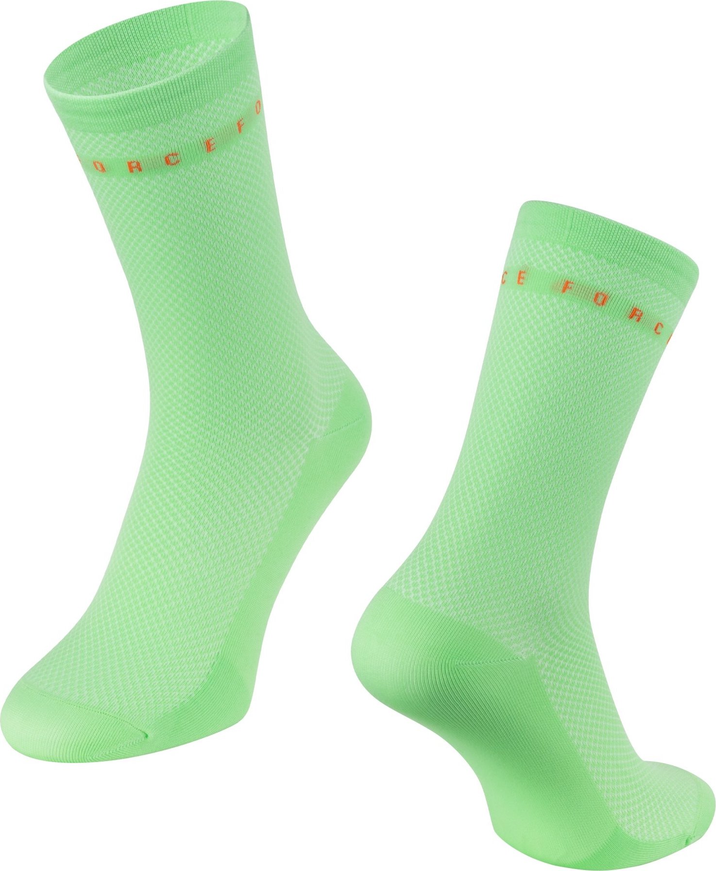 ponožky FORCE SMACK, limeta Velikost: S-M/36-41
