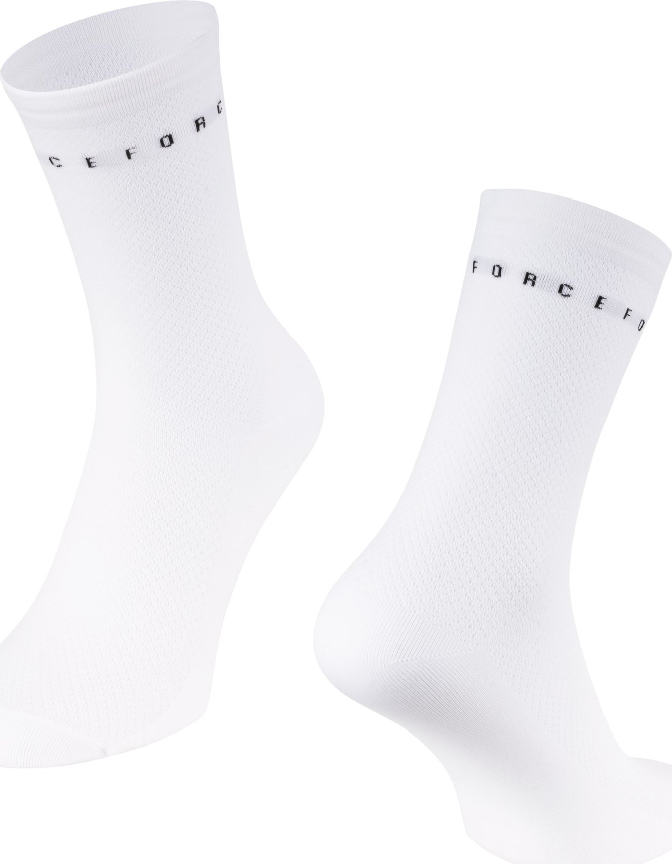 ponožky FORCE SMACK, bílé Velikost: L-XL/42-46
