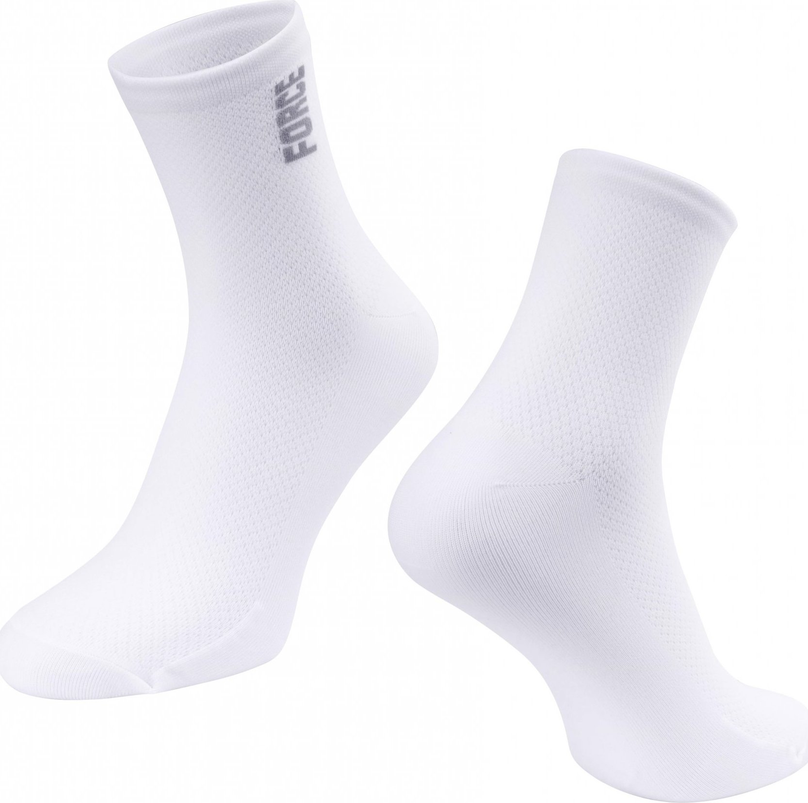 ponožky FORCE COLOUR krátké, bílé Velikost: L-XL/42-46
