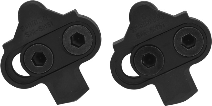 zarážky-kufry SHIMANO SPD SM-SH51 černé bez plechu