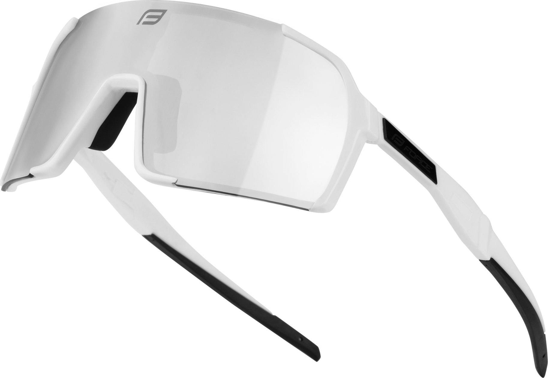 brýle FORCE GLARE bílé, fotochromatické sklo