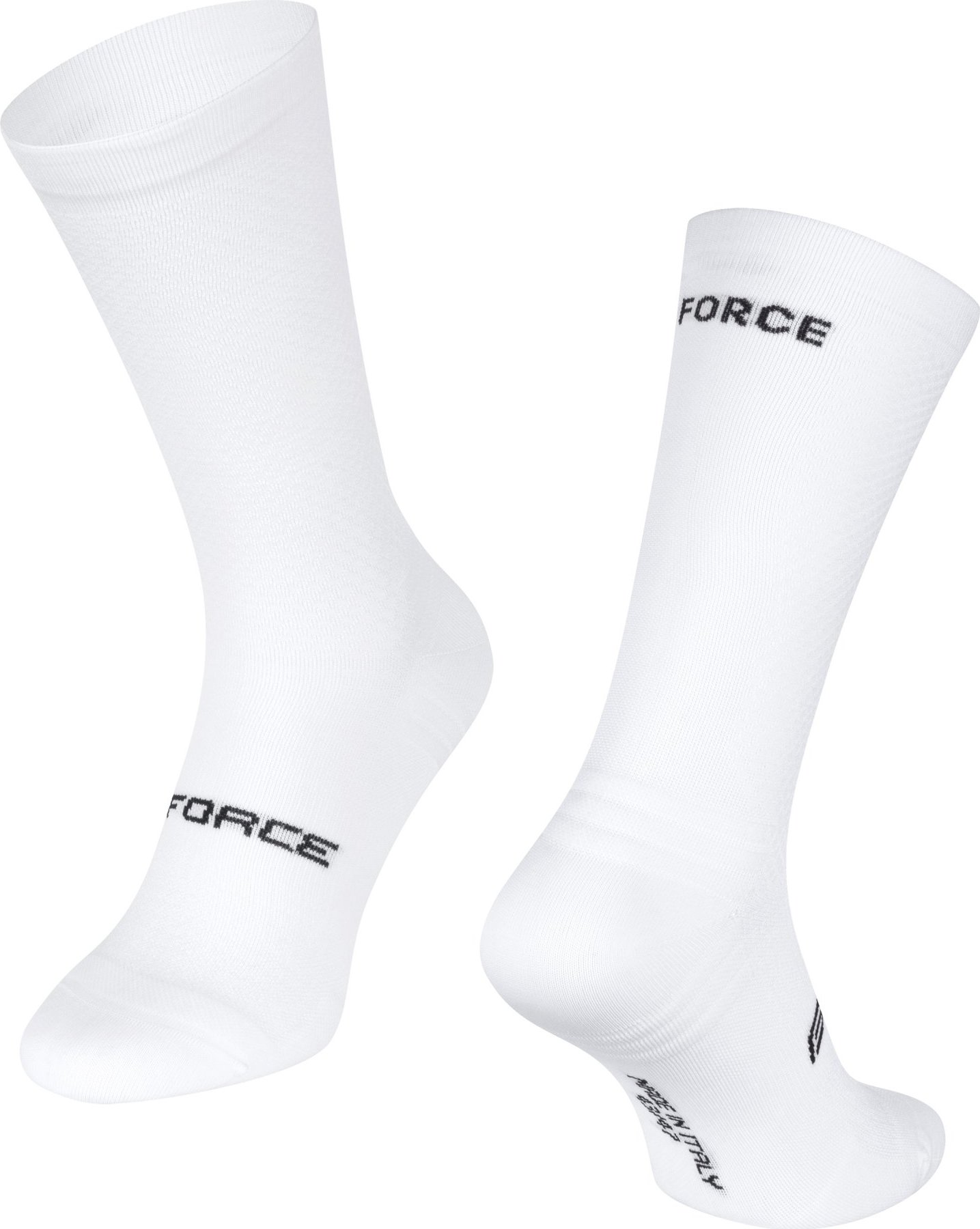 ponožky FORCE VERDONE, bílé Velikost: L-XL / 43 -47