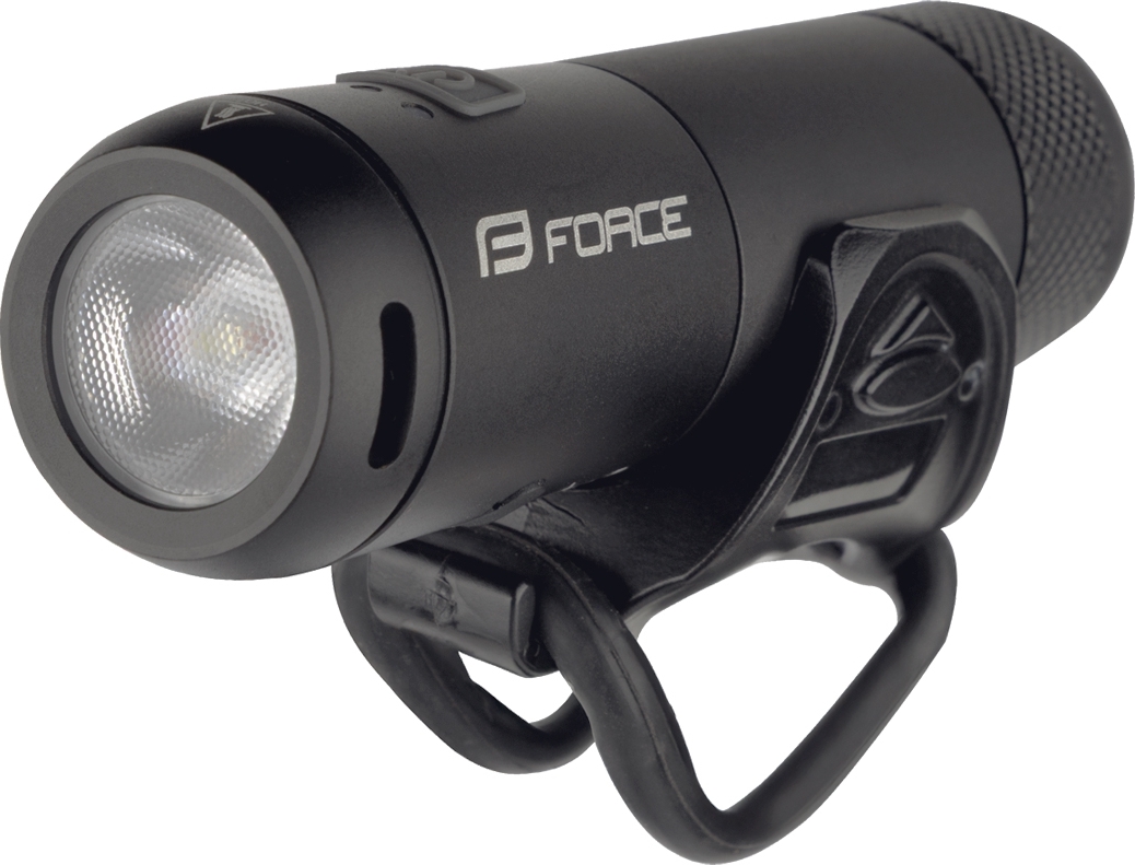 světlo přední FORCE PEN 2.0 700LM USB, černé