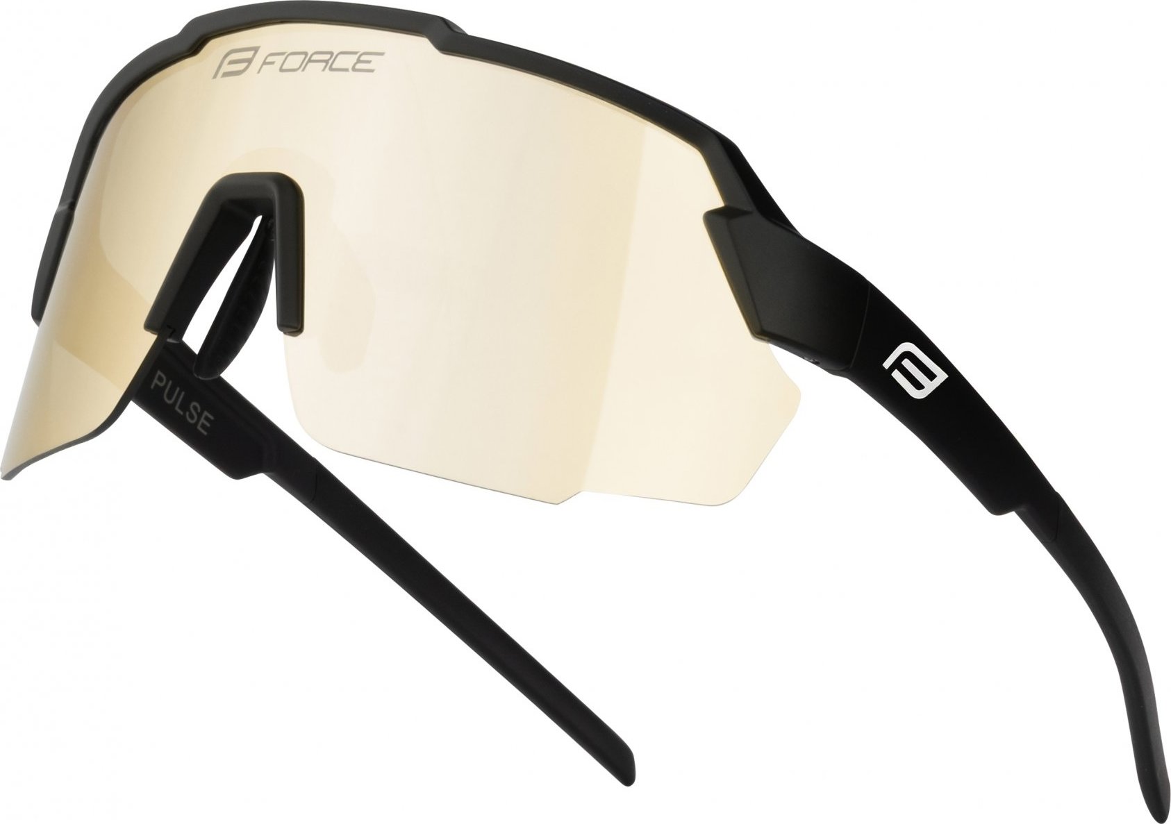 brýle FORCE PULSE černé, žluté rozjasňovací sklo