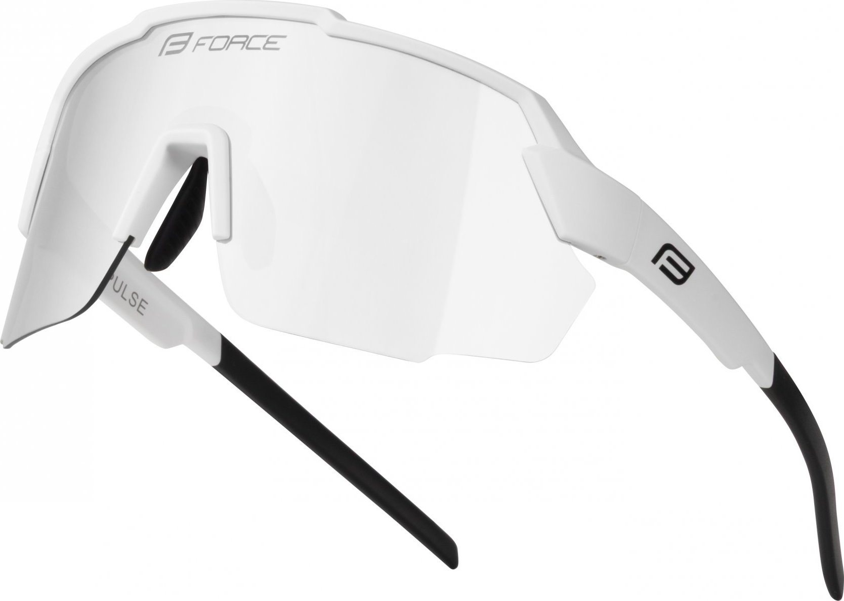 brýle FORCE PULSE bílé, fotochromatické sklo